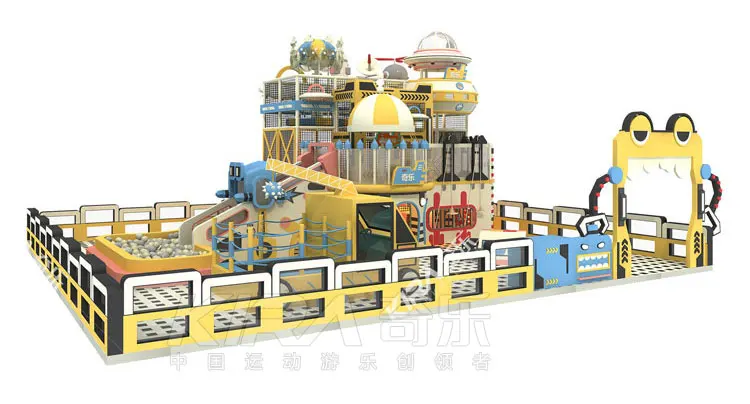 KIRA Children Indoor Plastic Playhouse Amusement Park Naughty Fort Indoor Playground For Kids