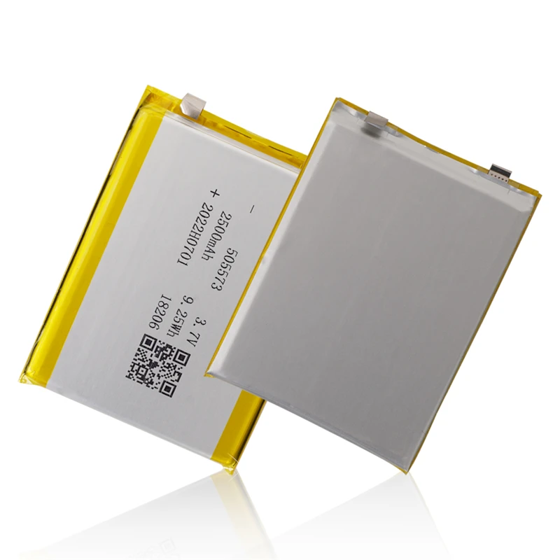505573 3.7V 2500mAh lipo rechargeable Lithium Ion Polymer battery