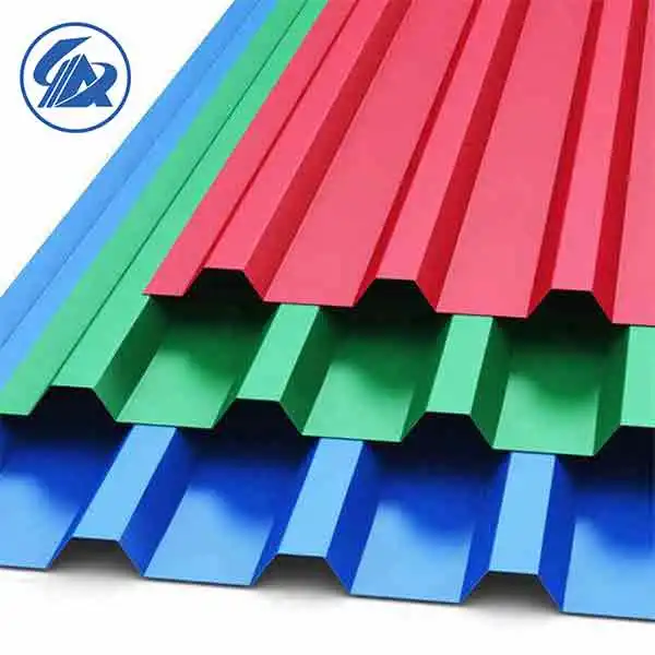 Low  price Good Price  high goods Thickness range 0.13mm-1.2mm corrugated galvanized steel sheet AIYIA corrugated iron sheets