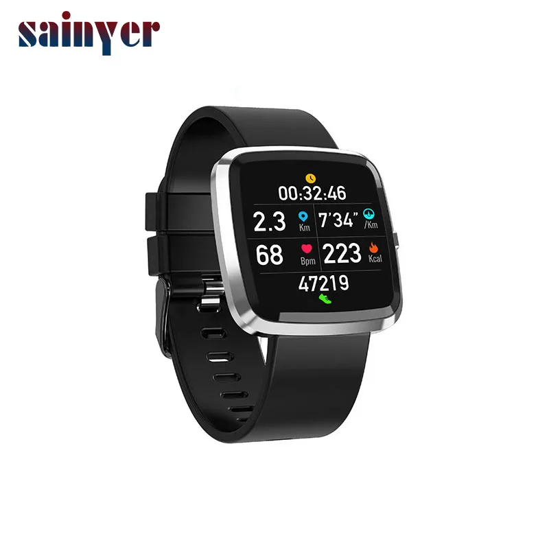 Топ продаж лаконичные T2 носимые технологии сердечного ритма Bluetooth Смарт часы браслет