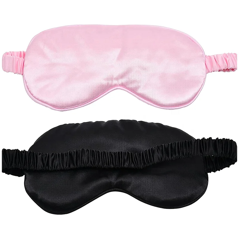 Customized Luxury Colorful Travel Sleeping Silky Eye Mask Sleep Satin Eye Mask For Sleep Use