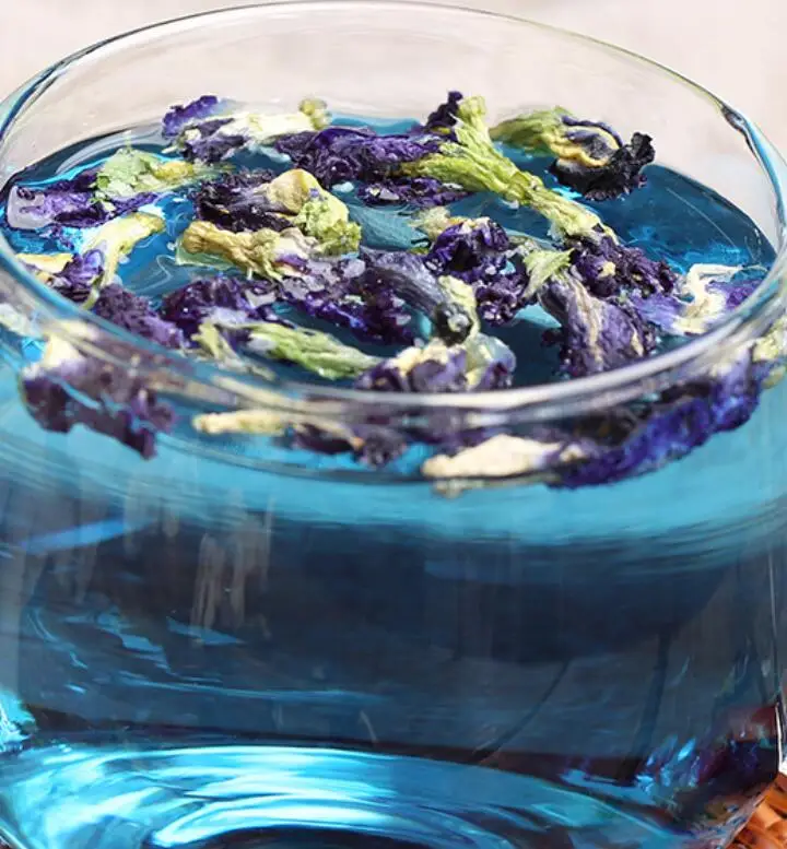 Non-Organic dry Thailand natural pure butterfly pea flowers tea