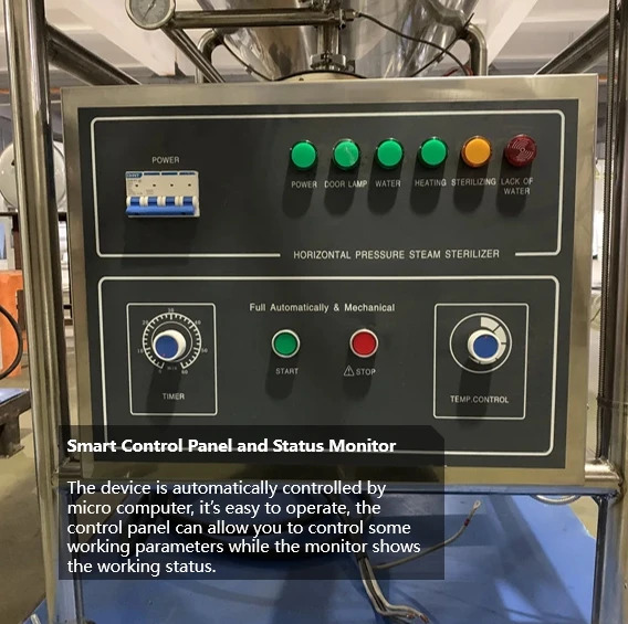 High Temperature Saturated Steam High Pressure Autoclave for Food Packs Jars Bottles Cans Drinks Food Sterilizer