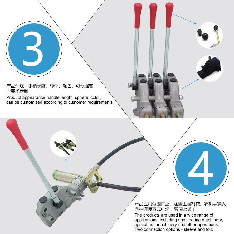 tractor hydraulic joystick control lever single unit