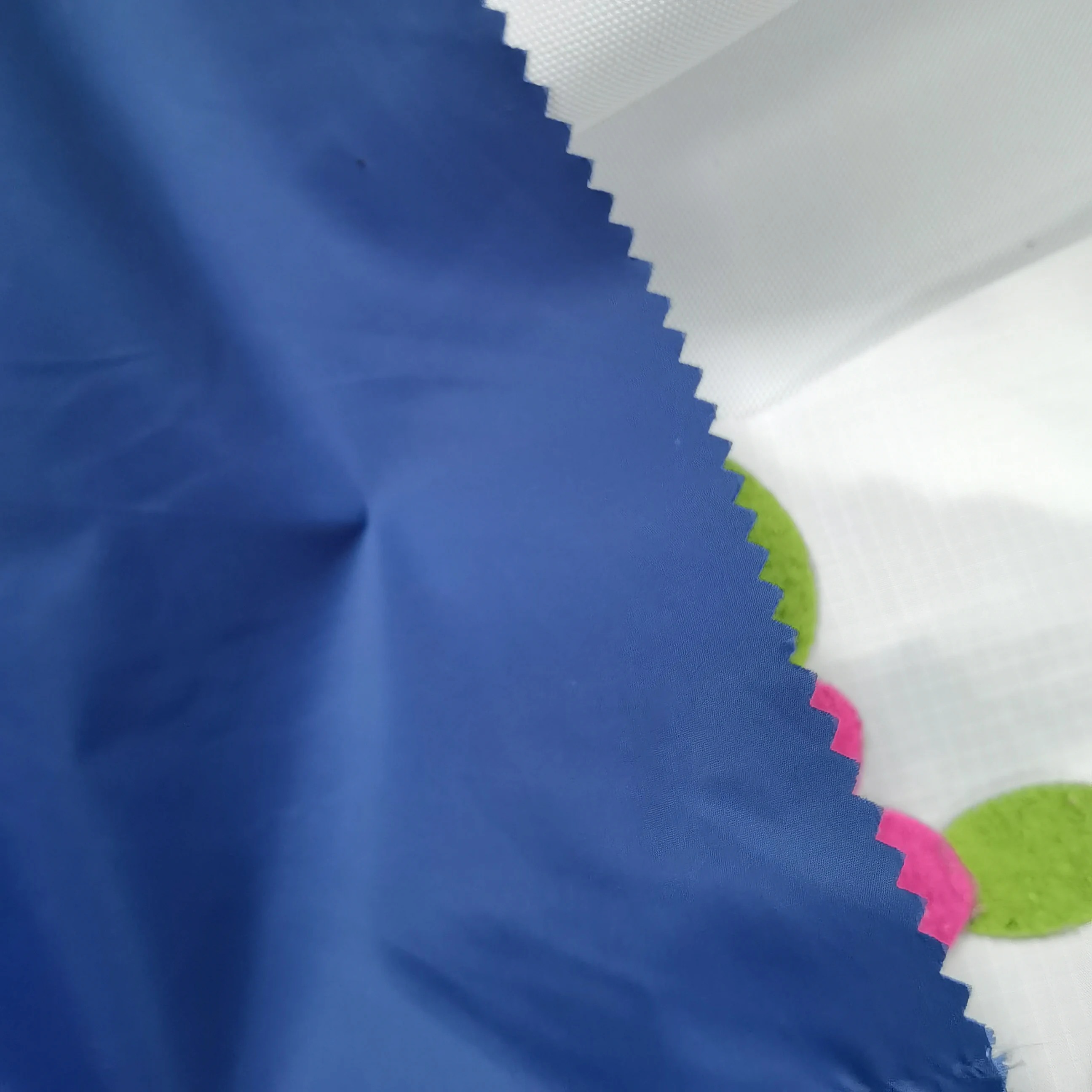 Eco-friendly GRS recycle polyester RPET 300T Nylon PA PU Coating waterproof Fabric