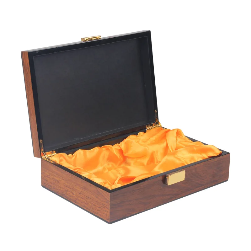 Painted business celebration exhibition perfume packaging display wooden gift box custom wholesale