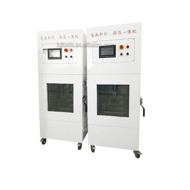 Safety Crush Extrusion Test Equipment Battery Squeeze Acupuncture Test Machine Price