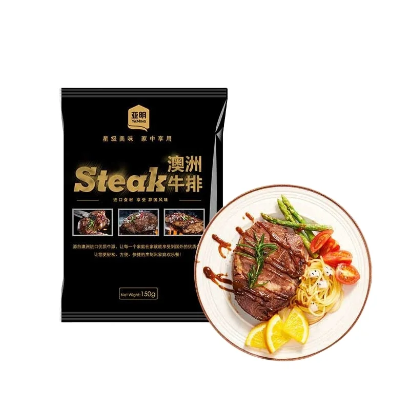 Hot Sale Fried Ready To Cook Cooking Semi-finished Meals Australian Beef Steak For Hotel