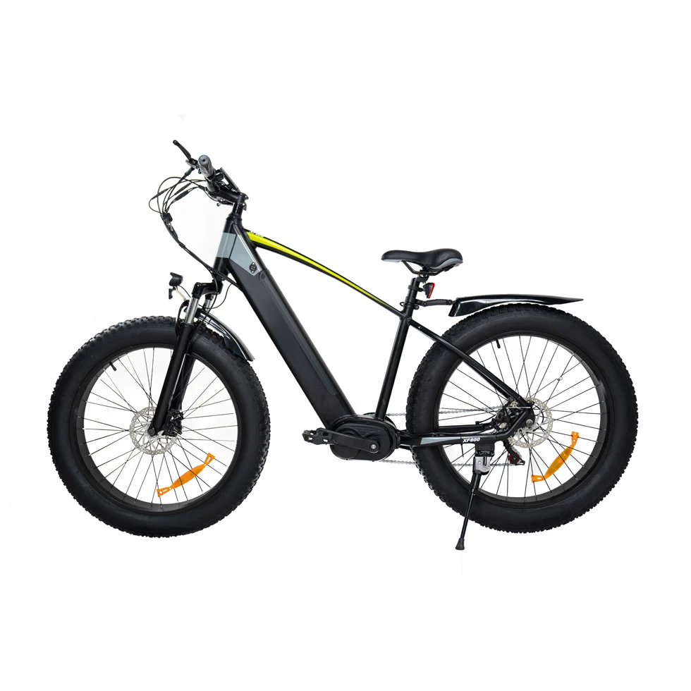 New design Fast Speed 26 inch 48v 500w electric fat tire bike Mid Drive electric bike electric mountain bike for adult