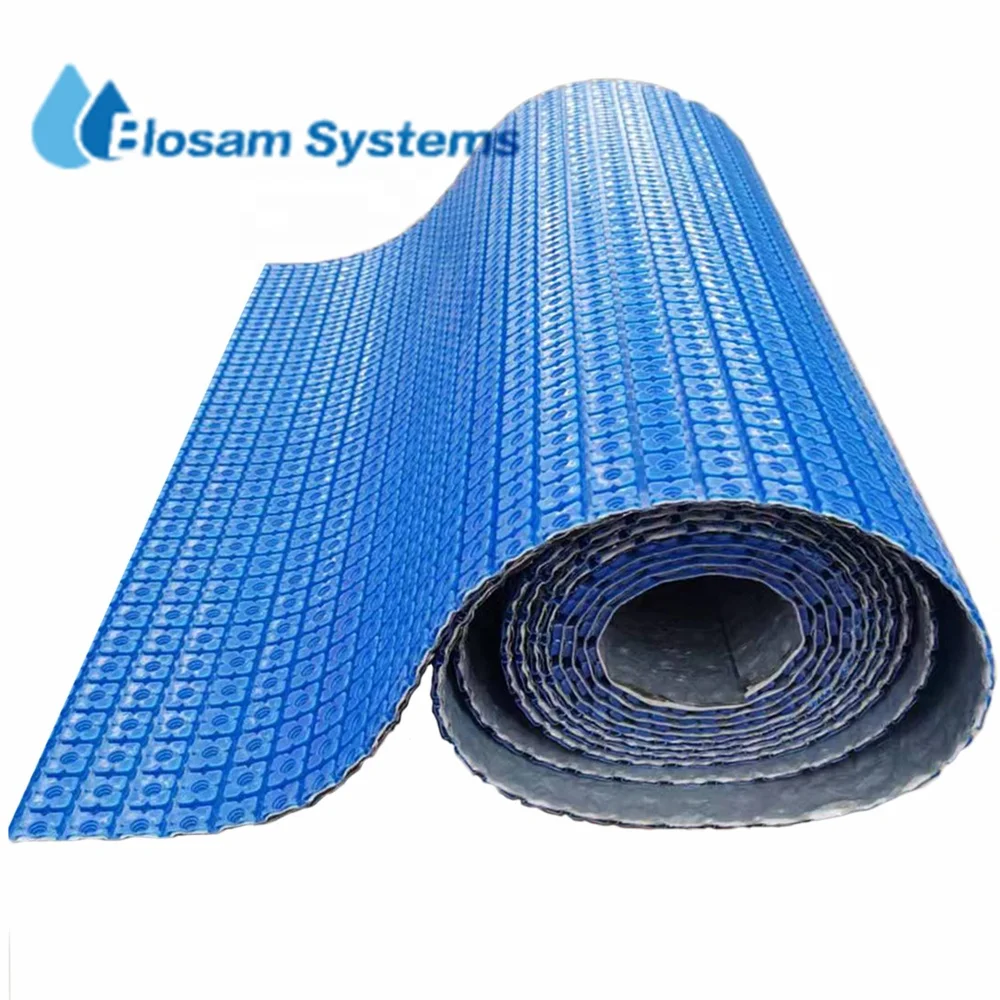 Uncoupling membrane 605ps Uncoupling Membrane for bathroom foundation Uncoupling heat waterproof membrane under floor tiles
