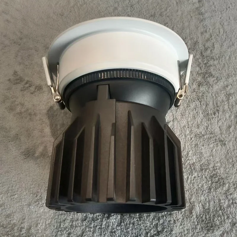 Aluminium anti glare adjustable tuya zigbee cob spotlight recessed 7 15 20 30 40 9 watts downlights 3cct dimmable led downlight