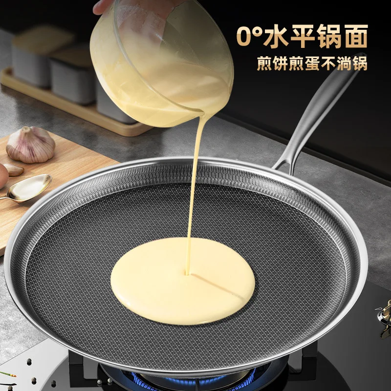 316 Stainless Steel Honeycomb Non Stick Barbecue Plate Outdoor Camping  Frying Baking Pancake Pan