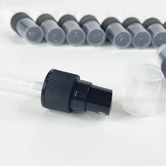20/410 24/410 Black White Mist Sprayer Automized Perfume PP Plastic Mist Pump Sprayer