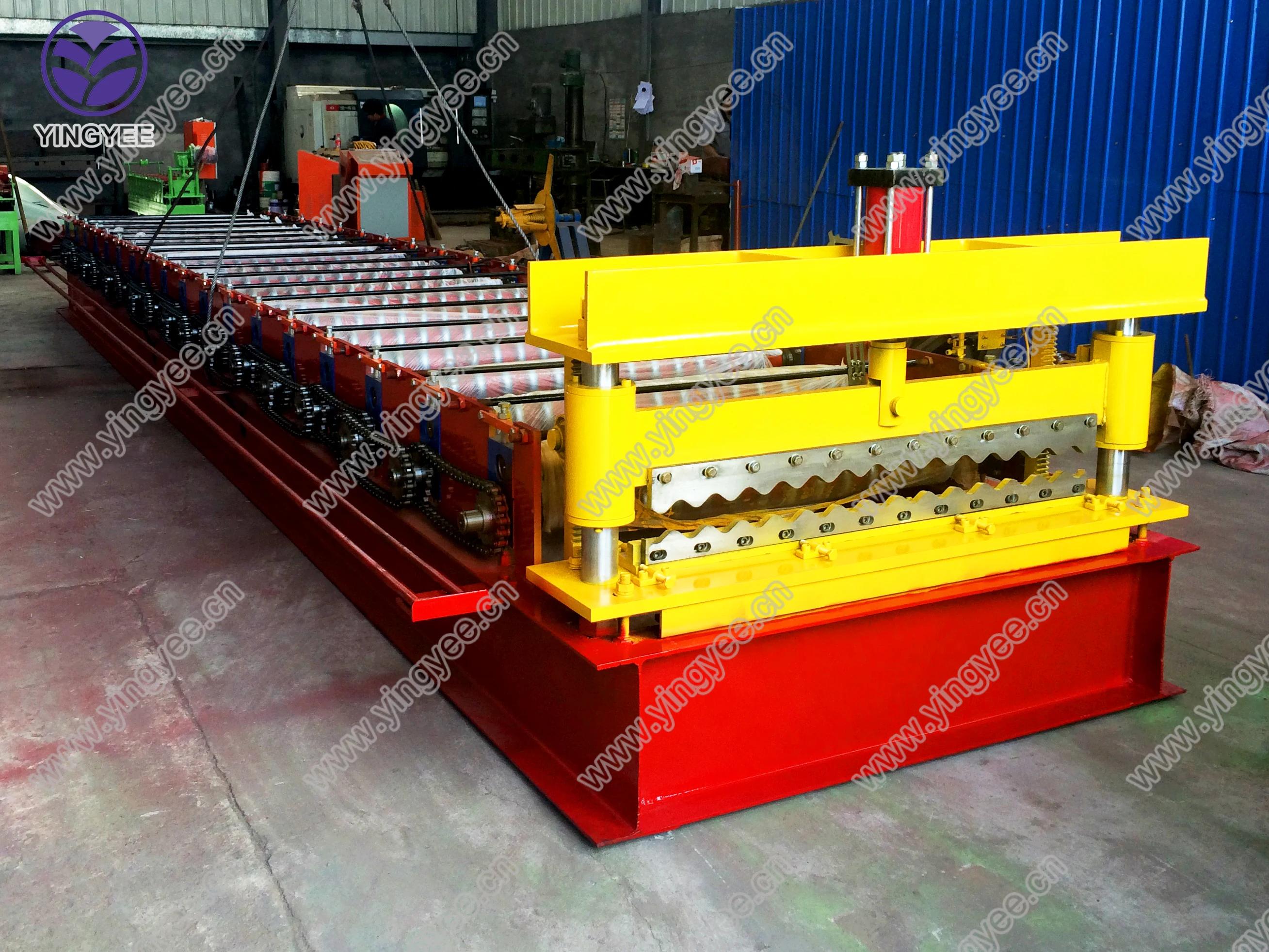 High quality corrugated roof sheet making machine/corrugated color steel roll forming machine/Metal Sheet Roll Forming Machine