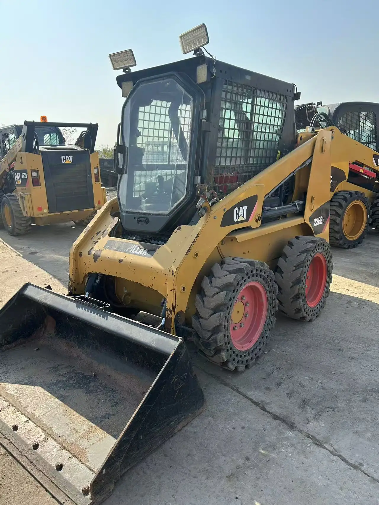 Newly Arrived High Efficiency CAT Secondhand Cat226b Skid Steer Wheel Loader Used High Quality 4 Wheels Cat226b On Sale