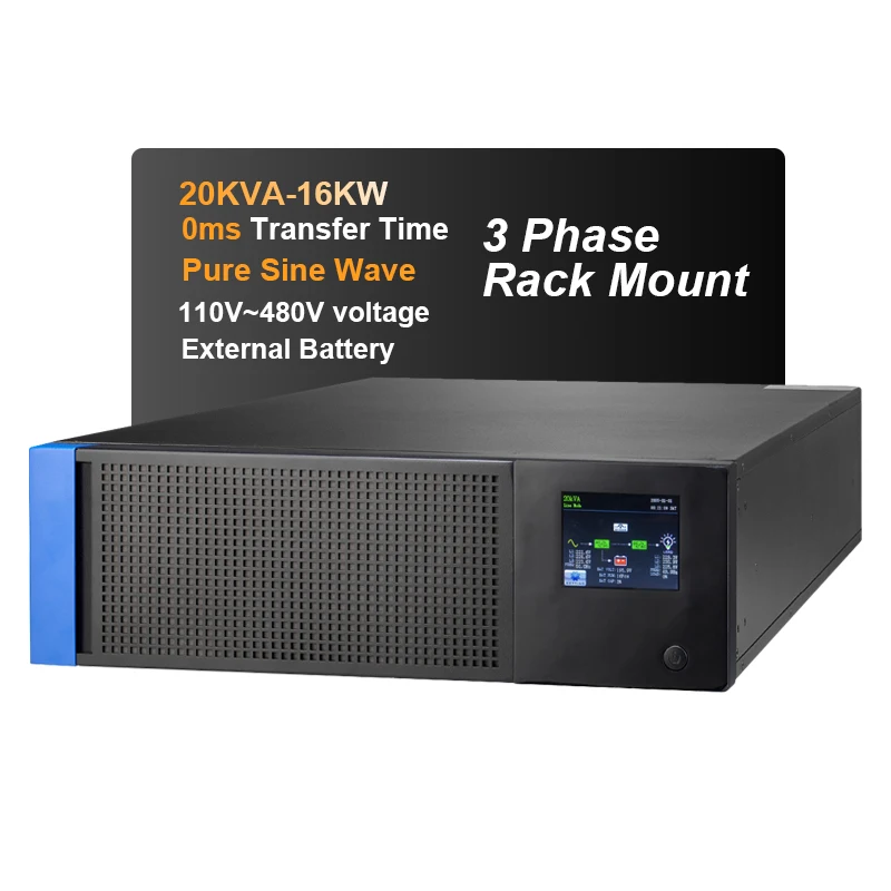 CW Rackmounted Ups 10 Kva 60Kva 3 фазы без батареи для оборудования