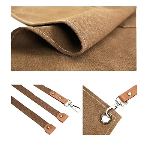 Custom logo Barber Cape Apron chef Many cotton canvas Patterns Kids kitchen Apron Garden Apron With Pockets