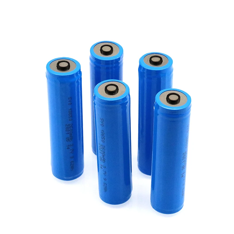 18650 Pointed  Lithium ion battery 3.7V2600 mah Led flashlight universal rechargeable battery