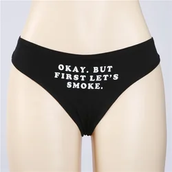 Стринги женское нижнее белье с принтом в виде котят и букв мягкие хлопковые трусики Симпатичные дамские трусики для девушек нижнее белье с низкой посадкой трусики