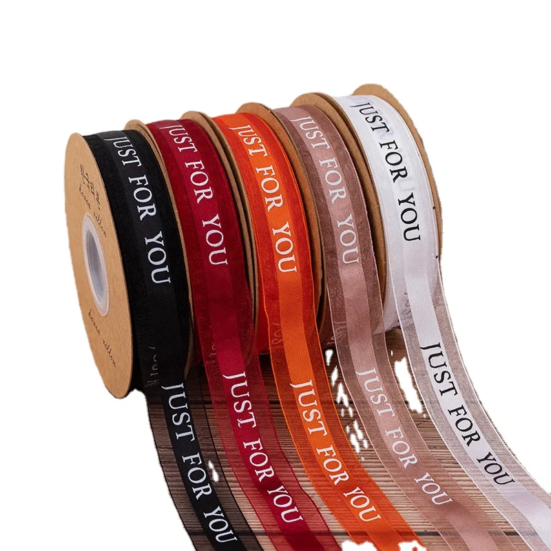 snow gauze ribbon flower packaging cake ribbon bouquet decoration ribbon floral