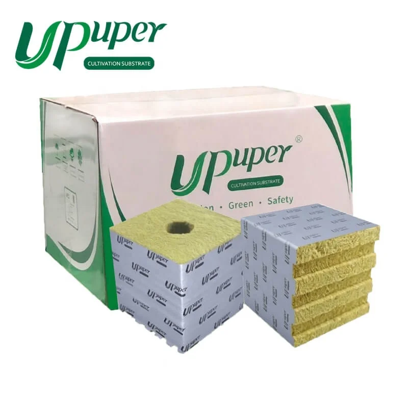 UPuper 6x6 wholesale manufacturers indoor plants planting hydroponic rock wool cubes