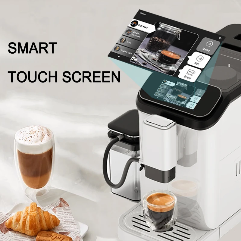 20bar TFT Touch Screen 12 Kinds Drinks Cappuccino Latte Double Boiler Full Automatic Espresso Coffee Machine