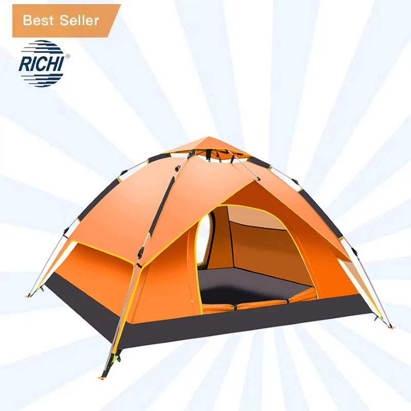 5 Person Outdoor Automatic Set up Camping Tent Family rich Picnic Traveling Camping  Rainproof Tarp Sun Shelter pop up tent