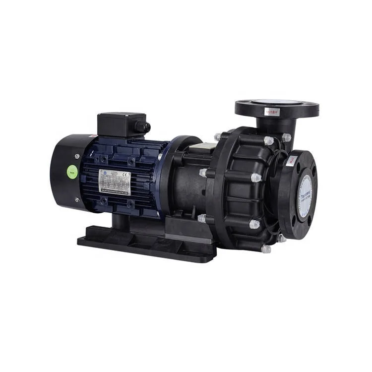 Transcend Electric AC Horizontal Plastic Fluid Transfer Industrial Chemical Sulfuric Acid Liquid Magnetic Drive Pump