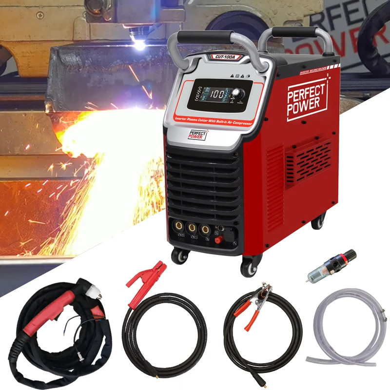 100AMP CNC плазменный резак CUT-100I плазменной резки металла с портативным MMA сварочным аппаратом для 40 мм