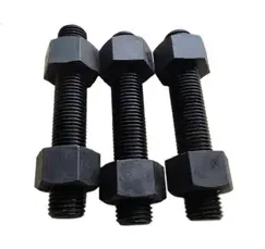 Carbon Steel Din 975 DIN976 UNC UNF Zinc Plated B7 galvanized black Stud Bolt And Nut Threaded Rods