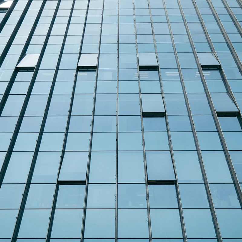 Современные архитектурные строительные фасады, защитное стекло Low-E, стеклянные строительные стены-занавески