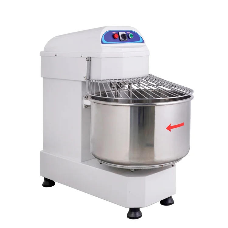 Kitchen appliance baking machines pizza cake food mixer 64L 25KG electric floor spiral dough mixer at great price