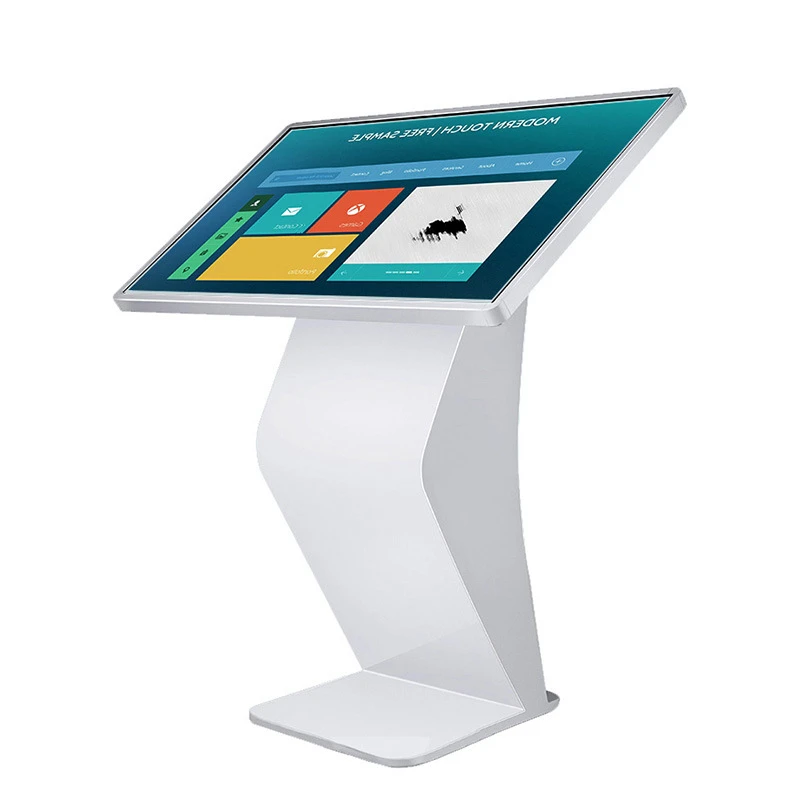 OEM factory Android floor stand interactive infrared touch kiosk screen table with customized design