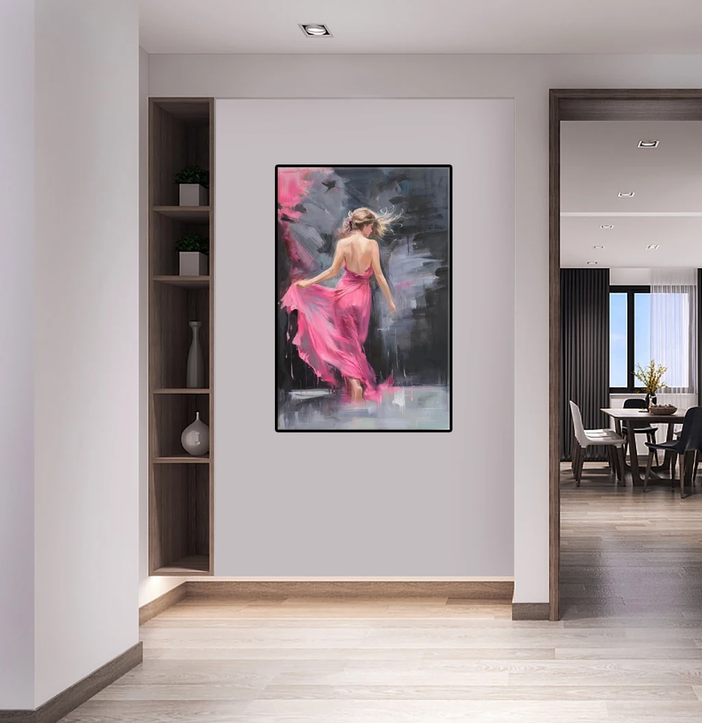100% Handmade Modern High quality Colorful Sexy beauty Oil Paintings Art on Canvas Living room decorative painting