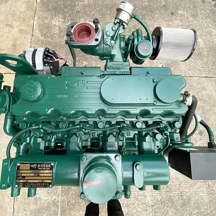 Fuel efficient water cooled 100hp 4 cyl marine diesel engine