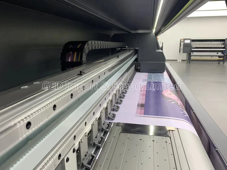 China Low Price Gethray S8 Wide Format Printer 126 Inches Inkjet Plotter with 8 pieces Konica 5012i 1024i 4H Starfire Printhead