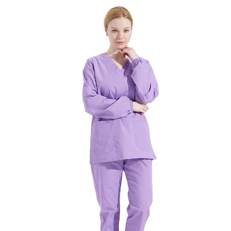 Wholesale Spandex Stretch Designer Medical Scrubs Hospital Uniformes Medico Uniform Medical Nursing Scrubs Uniforms