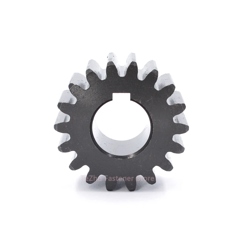 1pc 22T-30T 2M Spur Gear 45# Steel 23 24 25 26 27 28 Teeth Drive Flat Keyway Bore 12/14/15/16/17/18/19/20//-32mm