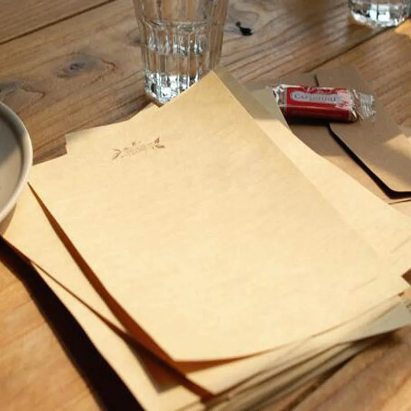 0+2Pcs/Pack New Vintage Little Prince Tower Elk Key Letter Paper Set/ Greeting Letter Paper/Writing Paper Office Supplies