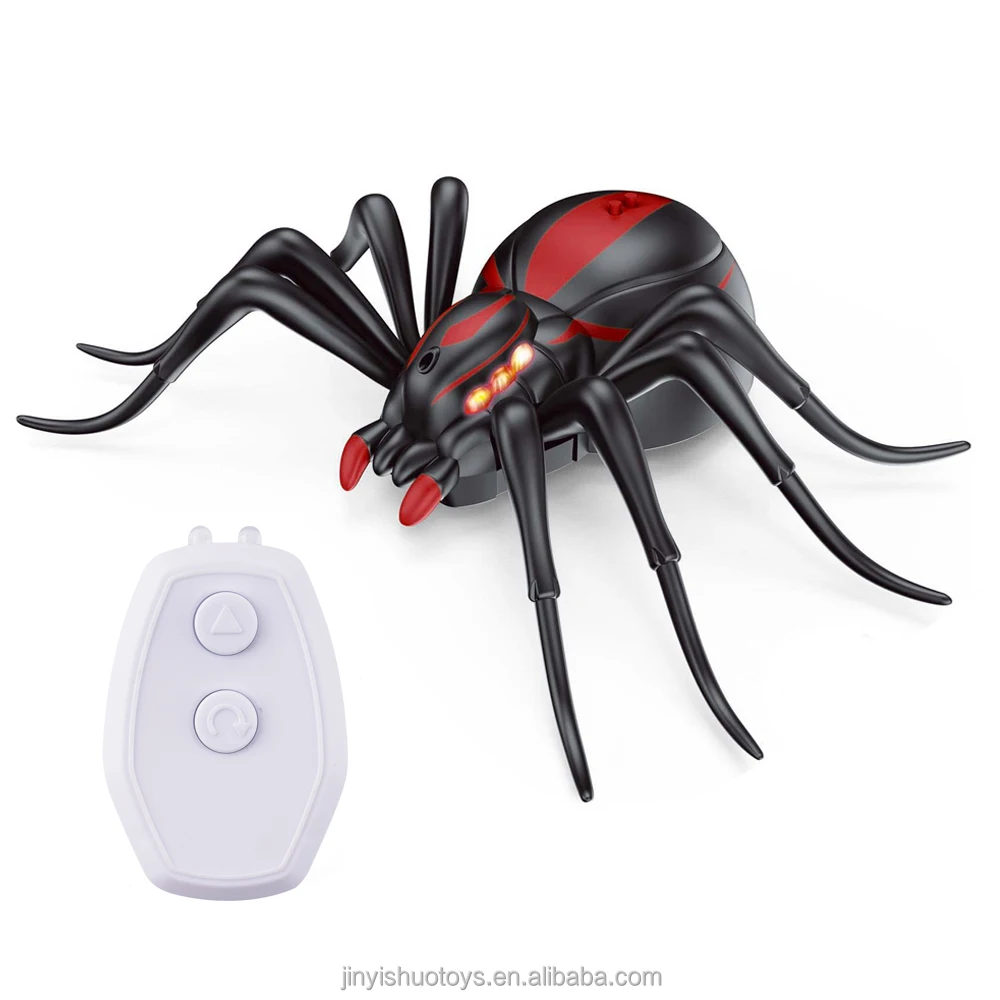Инфракрасная пластиковая мини-игрушка-паук с дистанционным управлением, модель животного для скалолазания, насекомых