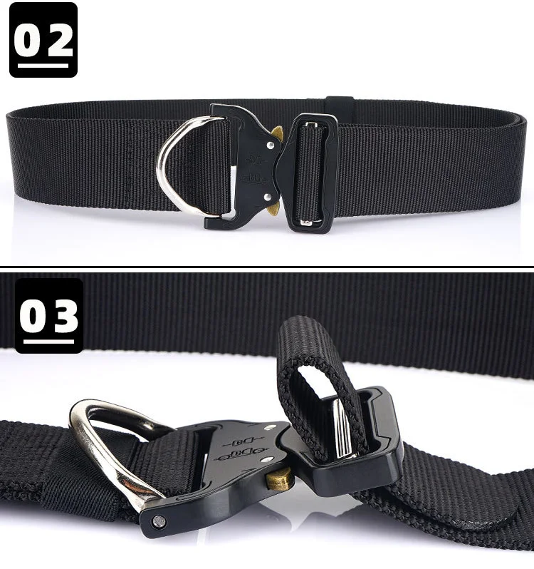 TACTICAL Belt Quick Release Rigger MOLLE Belt 1.5 inch Inner & 2 inch Outer Range Tactical Heavy Duty Belt