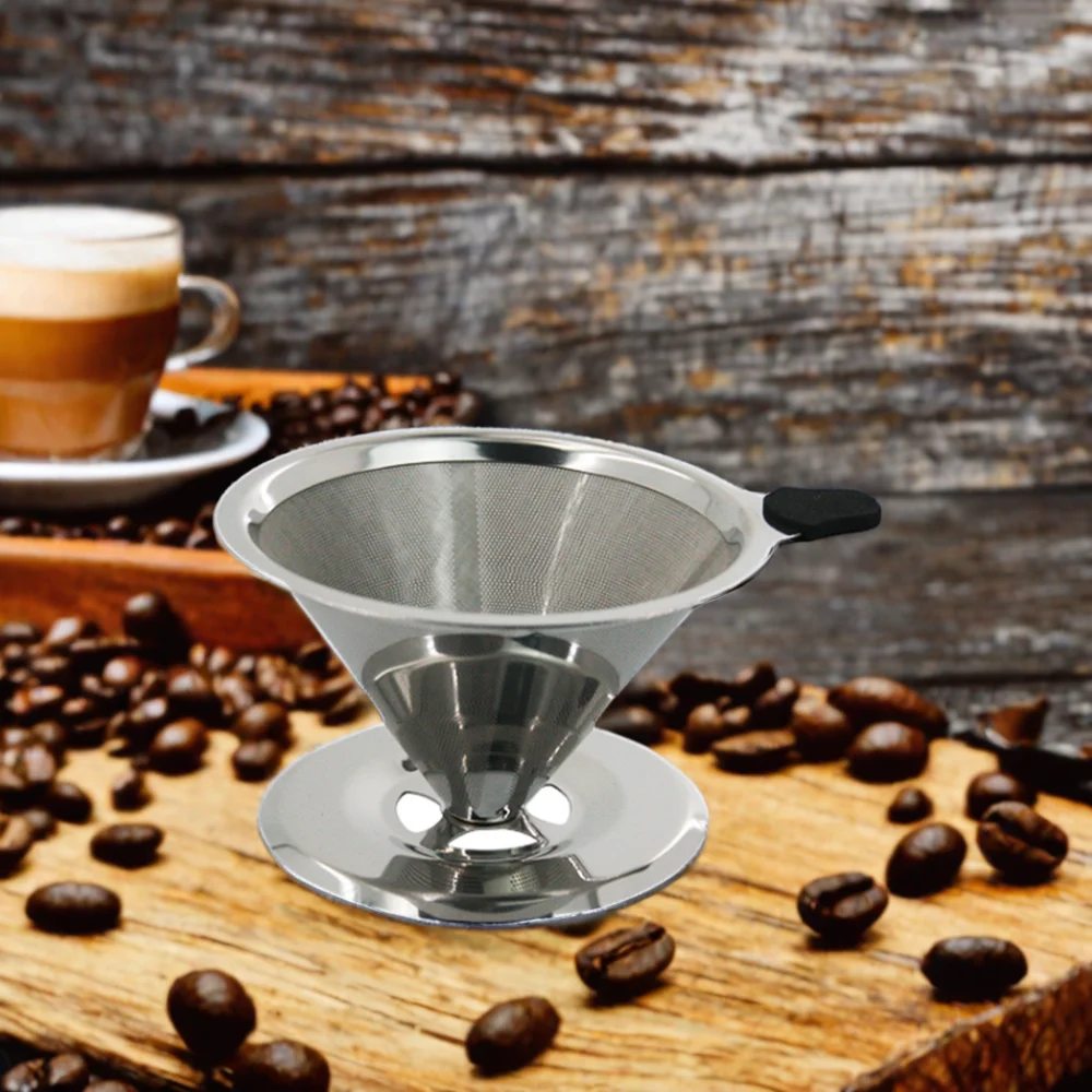 Горячая продажа 304 кофейный фильтр из нержавеющей стали Dripper премиум Продукт в жанре кофейных фильтров