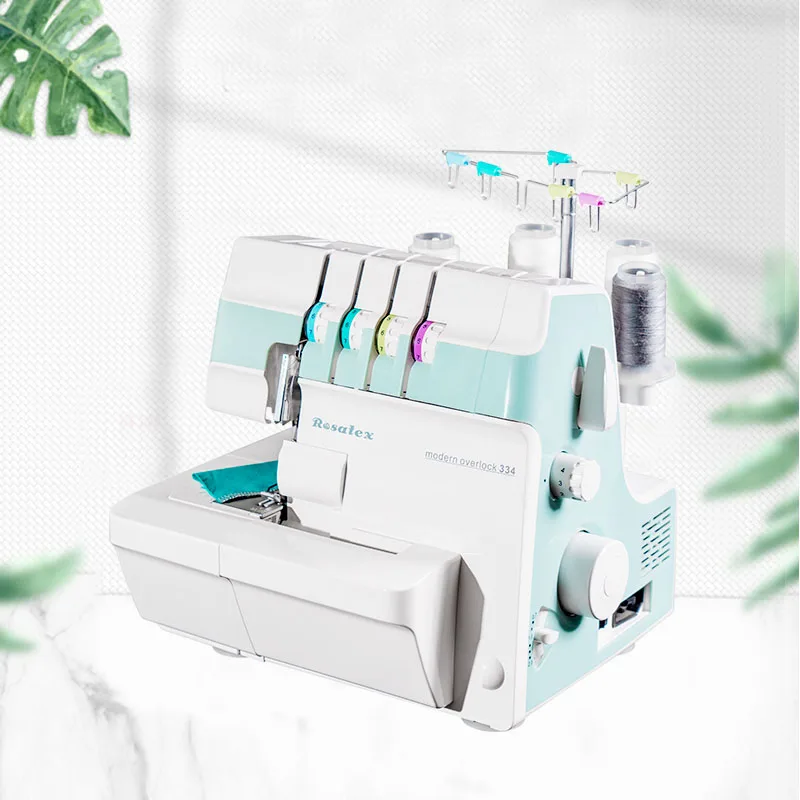Rosatex Rs-334 High-Speed 1200rpm Electric Multi Thread Overlock Sewing Machine