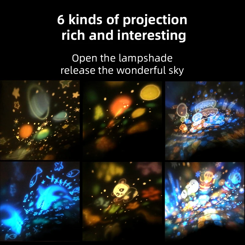 Горячая Распродажа Детская комната Декор 3D ночная сцена проекционная лампа