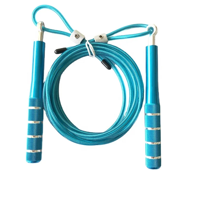 New Unique Design Fitness Workout Steel Wire Jump Ropes Aluminum Handle Skipping rope For Fitness