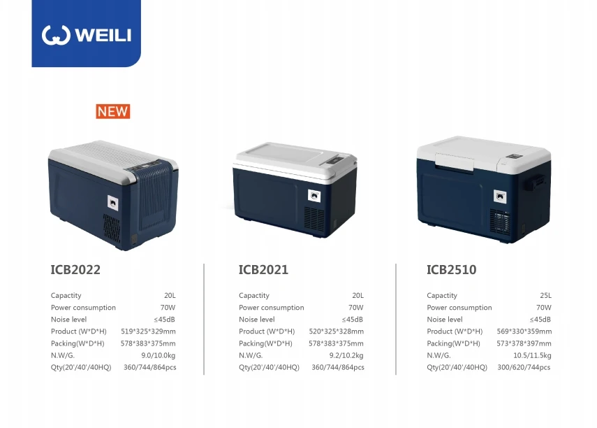 Factory Camping Refrigerators and Mini Fridge 110V DC AC 12v and Portable Compressor Car Fridge Freezer