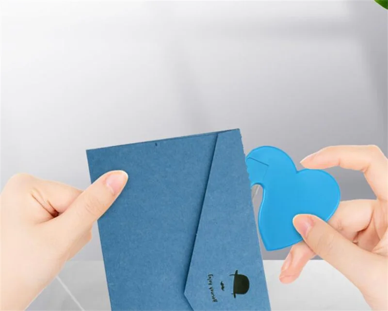 Stainless steel Letter Opener A3 heart-shaped carton express envelope knife A4 paper cutting and opening knife