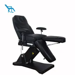 Multifunctional black tattoo equipment furniture professional massage table chair electric tattoo bed wholesale