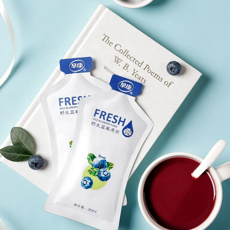 China Manufacture Wild Blueberry Fruit Puree And Meat Juice Concentrate