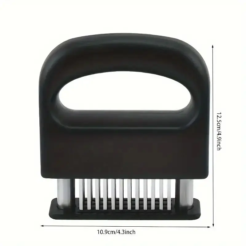Stainless Steel Meat Tenderizer with Ultra Sharp Needle Blades Best Kitchen Cooking Tool for Tenderizing Meat & Poultry
